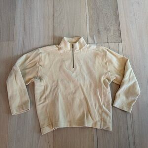 Tommy Bahama Yellow Quarter Zip Sweater Size XL